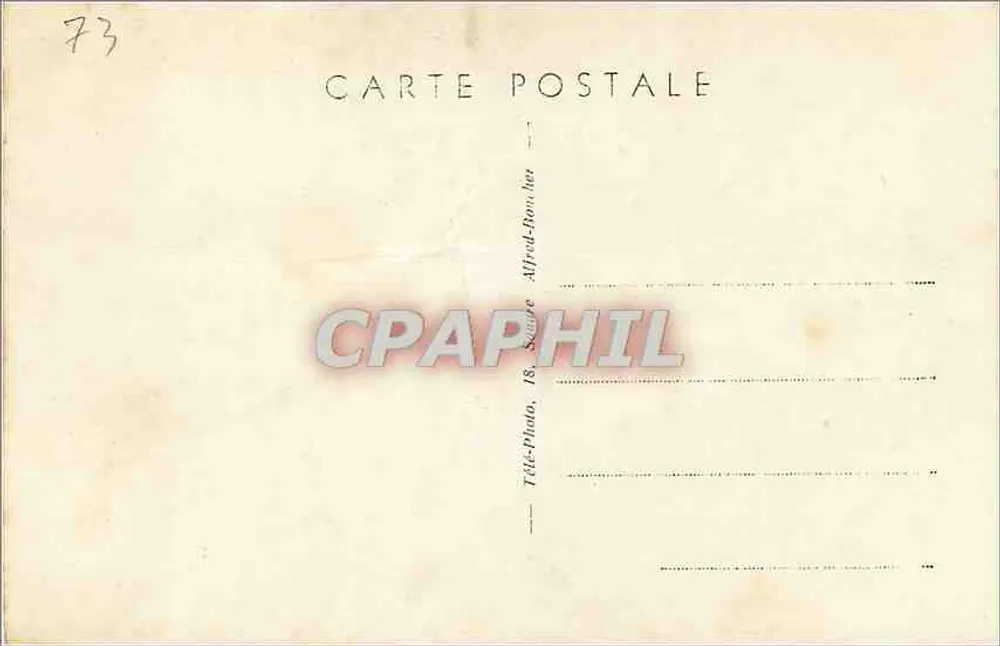 Aix-les-Bains — Le Téléphérique du Mont-Revard — Jélé - Verso