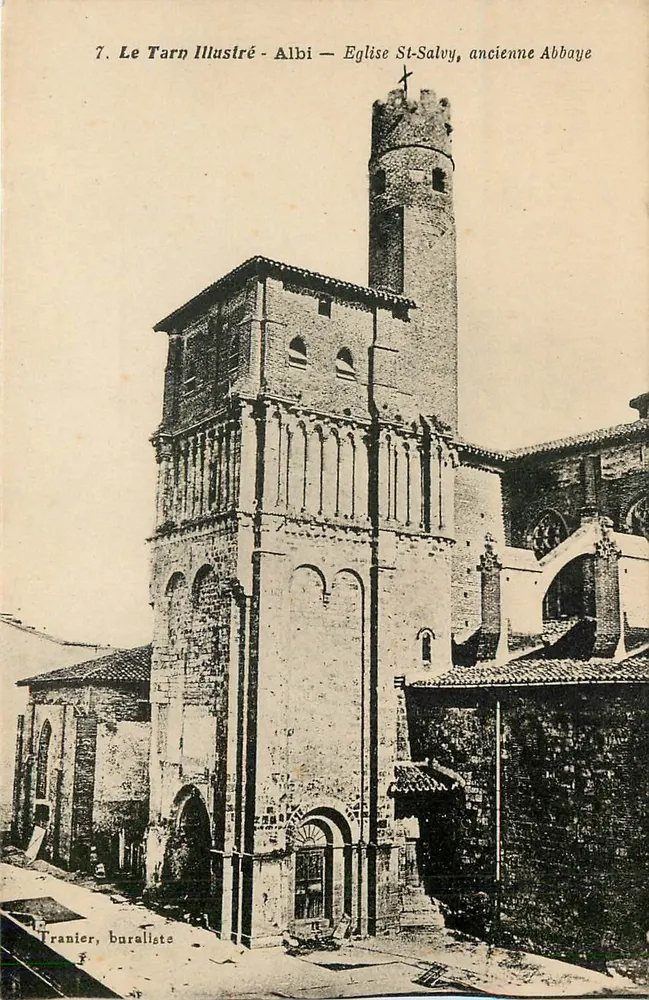 Église Saint-Salvy, ancienne abbaye — Albi — éditeur Tranier, baraliste - Recto