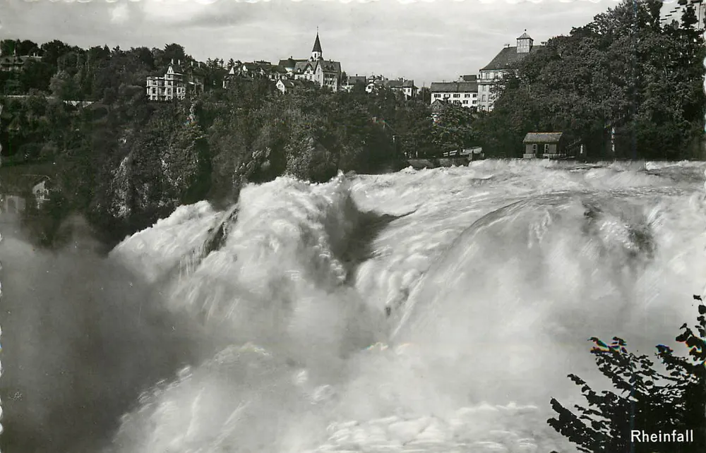 राइनफैल्ल — राइन की गिरावट — एडिटर: कुंस्टहैंडलुंग श्लॉस लॉफ़ेन अम राइनफैल्ल, क्रमांक 8891 - आगे