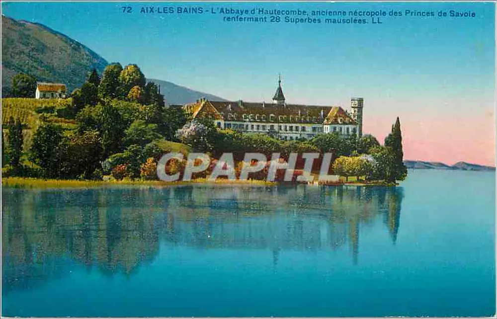 Aix-les-Bains - A Abadia de Hautecombe, antiga necrópole dos Príncipes da Saboia - Frente