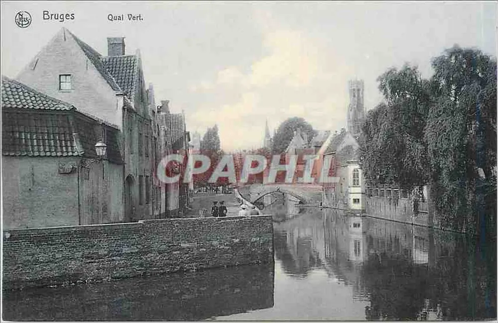 Bruges - Quai Vert — editor Nels, série Bruges No. 20 - Frente