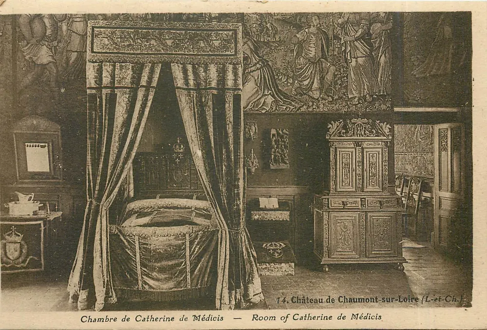 Zimmer von Catherine de Médicis — Schloss Chaumont-sur-Loire (Loire-et-Cher) - Vorderseite