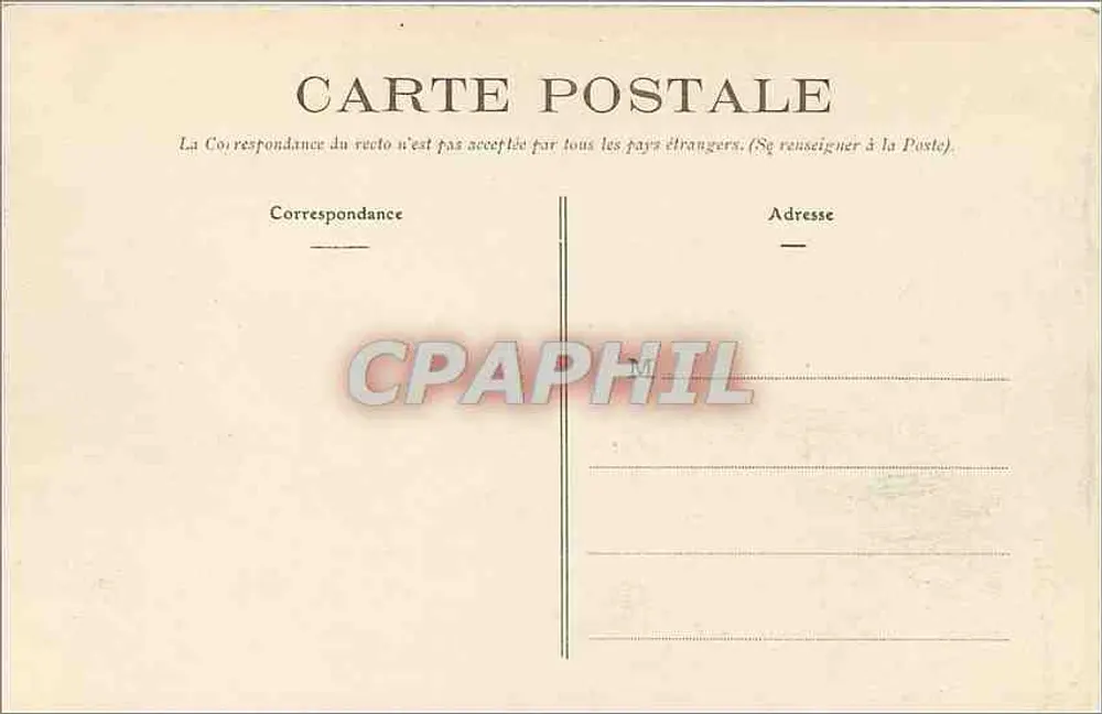 Environs de LIMOGES — Les Ruines de Chalacet — Éditeur L.C.P.R. n°75 - Verso