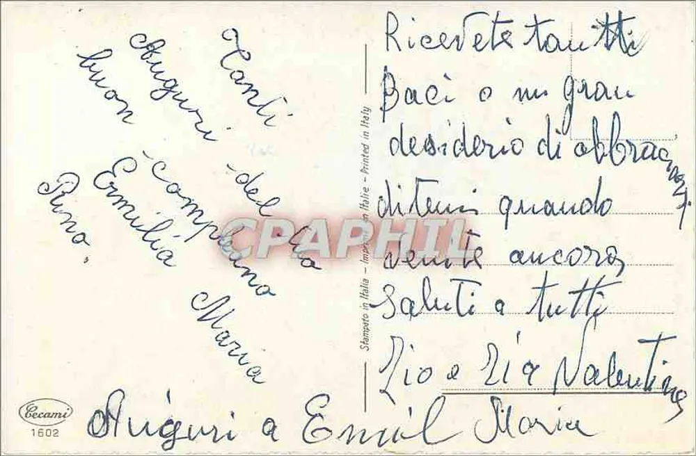 पीवोनी का बूकेट — अच्छा जन्मदिन — बेकामी, संख्या 1602 - पीछे