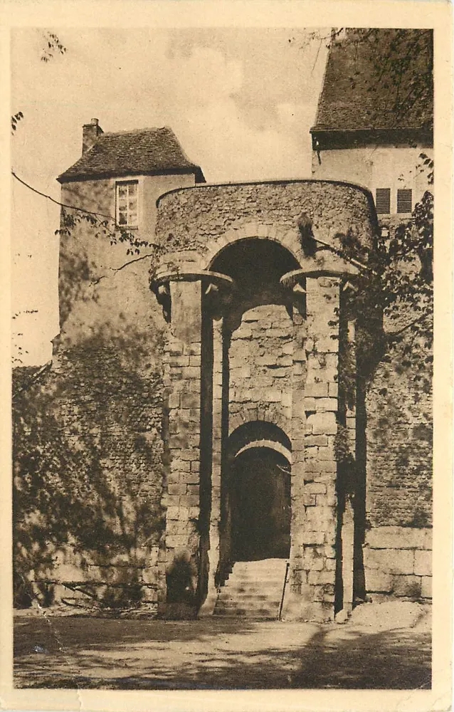 Porta da Poterne — Sens — editor Lévy e Neudard, n° LL - Frente