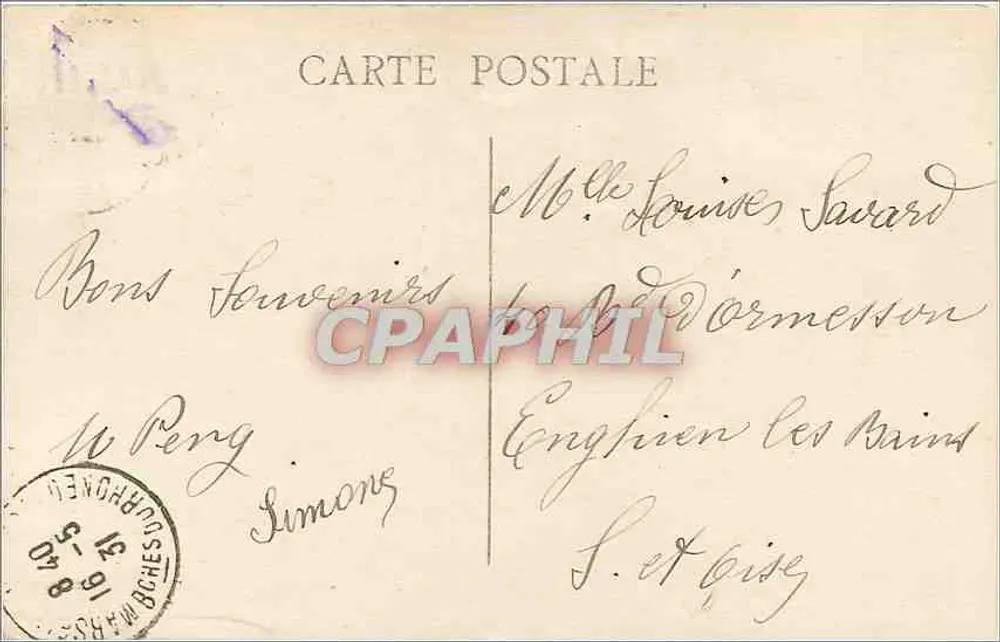 Marselha - A Catedral — Exposição Internacional de 1931 — editor desconhecido - Verso