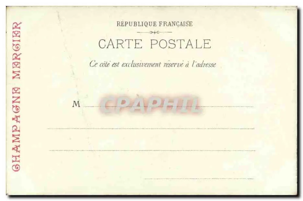 Weltausstellung 1900 — Der Äquator — Verlag: Champagne Mergier - Rückseite