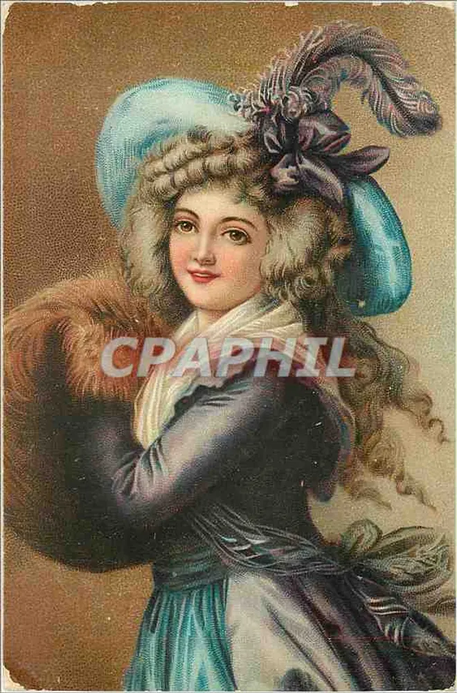 Jeune femme en costume d'époque — portrait — éditeur T.S.N. Serie 575 - Frente