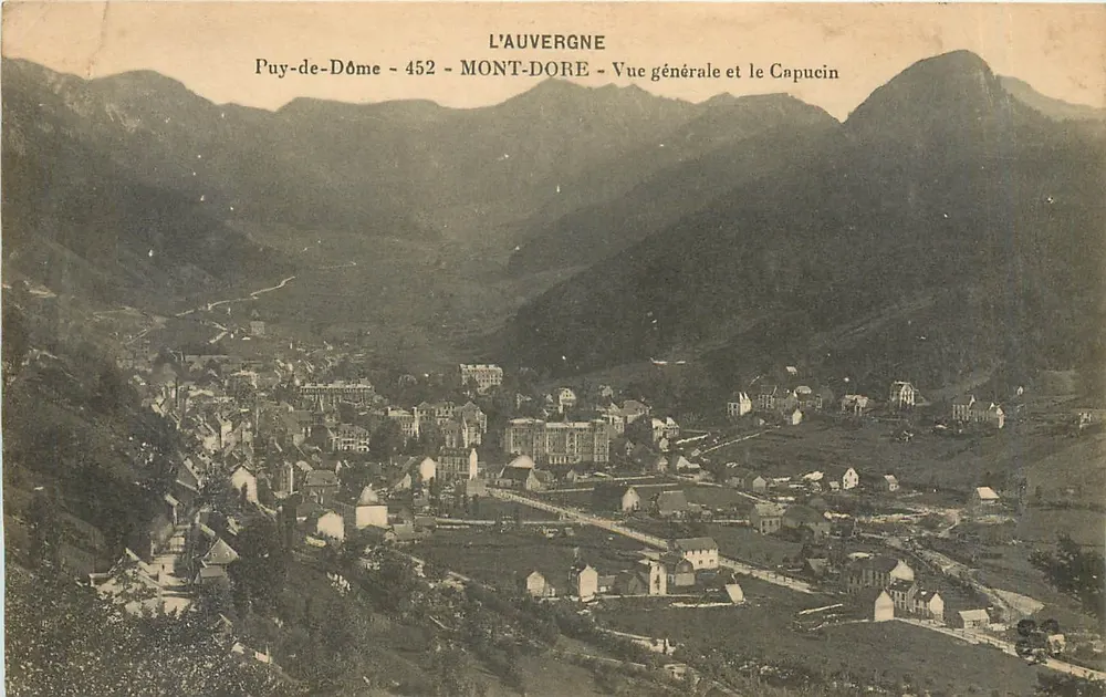 Mont-Dore — Allgemeiner Blick und der Capucin — Auvergne, Puy-de-Dôme 452 - Vorderseite