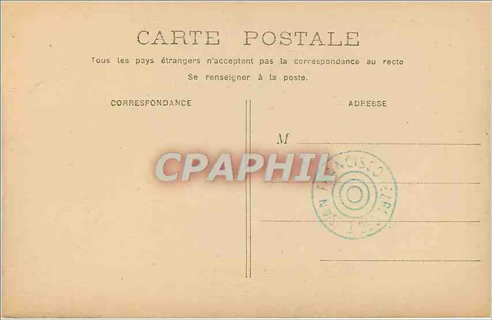 Bordeaux - Fontaine Amédée Larriéou — editor desconhecido, n° 40 - Verso