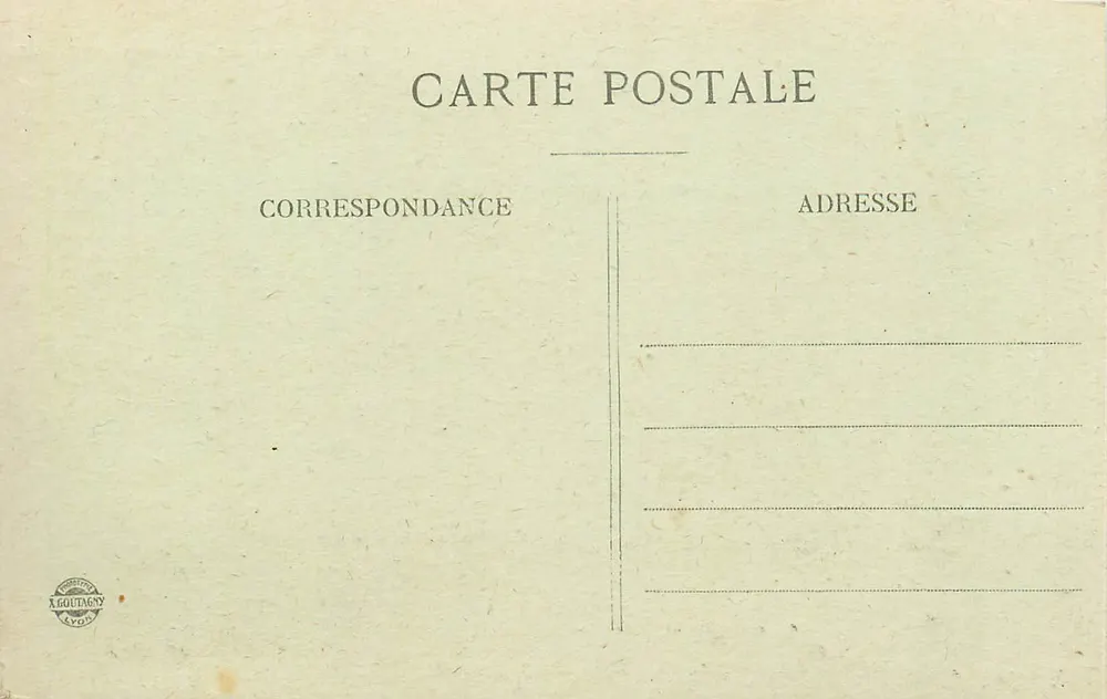 Noite sobre o Léman — Anney — Editora Goutaëny, Lyon, n° 2203 - Frente