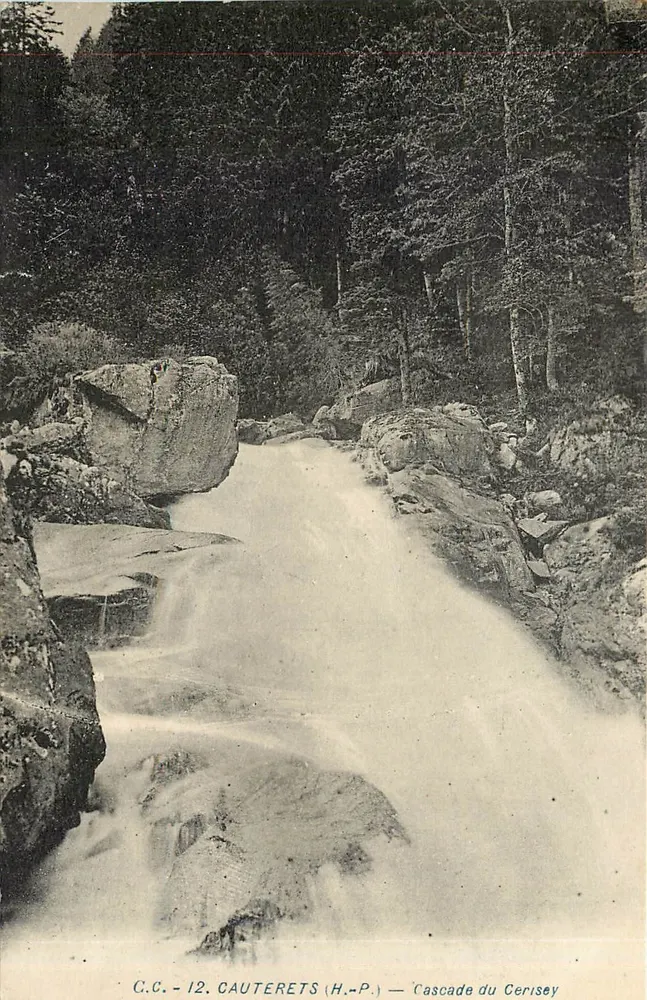 Cauterets (H.-P.) — Cascata do Cerisey — C.C. - 12 - Frente