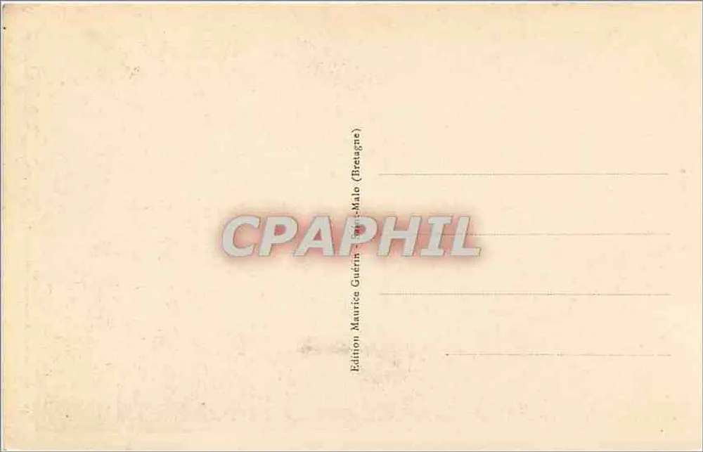 Rocher St-Aaron — Emerald Coast — G. M. - Rückseite