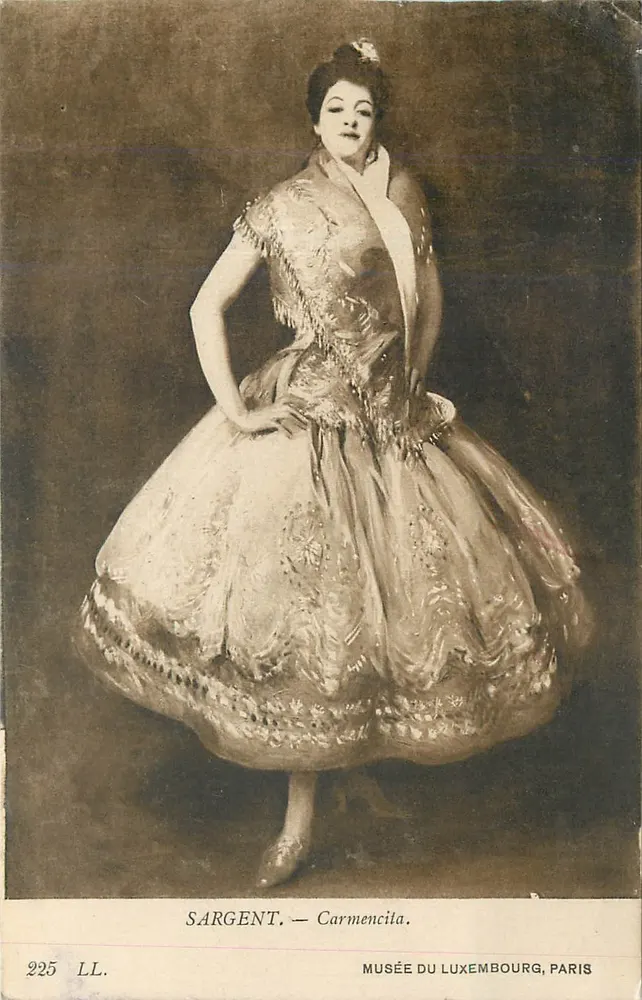 Sargent — Carmencita — Musée du Luxembourg, Paris - Recto