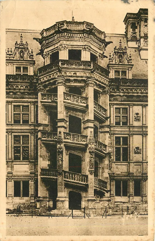 Blois (Loir-et-Cher) — Das Schloss - Treppenhaus von François I — Éditions d'Art 'WON', Paris - Vorderseite