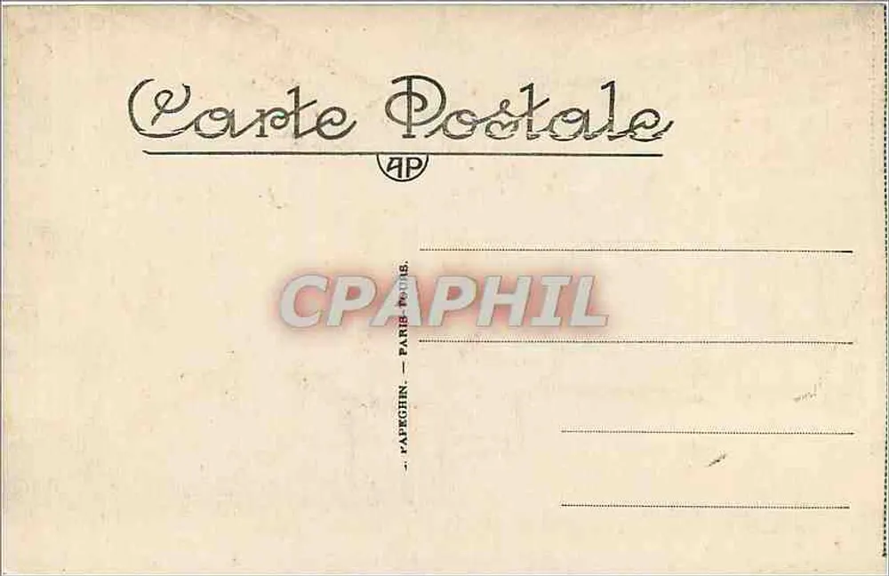 Palace of VERSAILLES — Cabinet du Conseil — Publisher AP - Back
