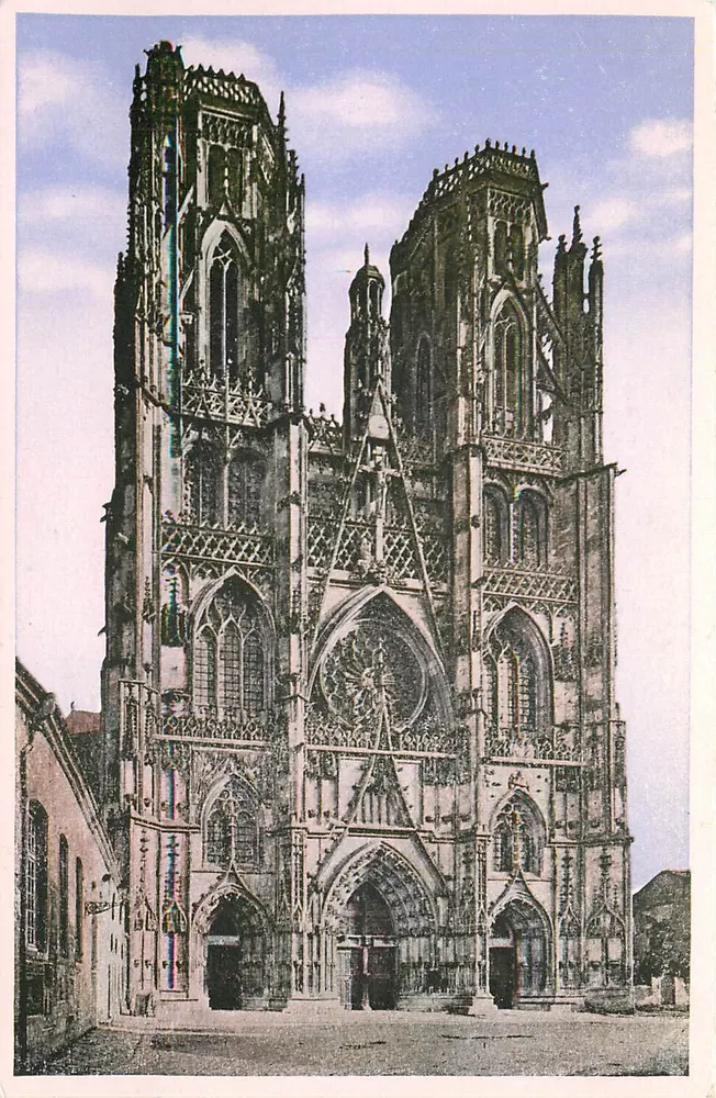 Toul — Catedral Saint-Étienne — Editor S.G.D.G. Bretele - Frente