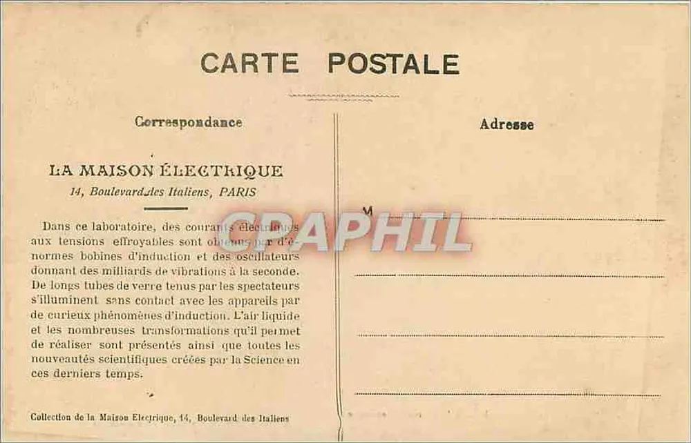 Laboratoire de Géorgia Knap à la Maison Électrique — Paris - Verso