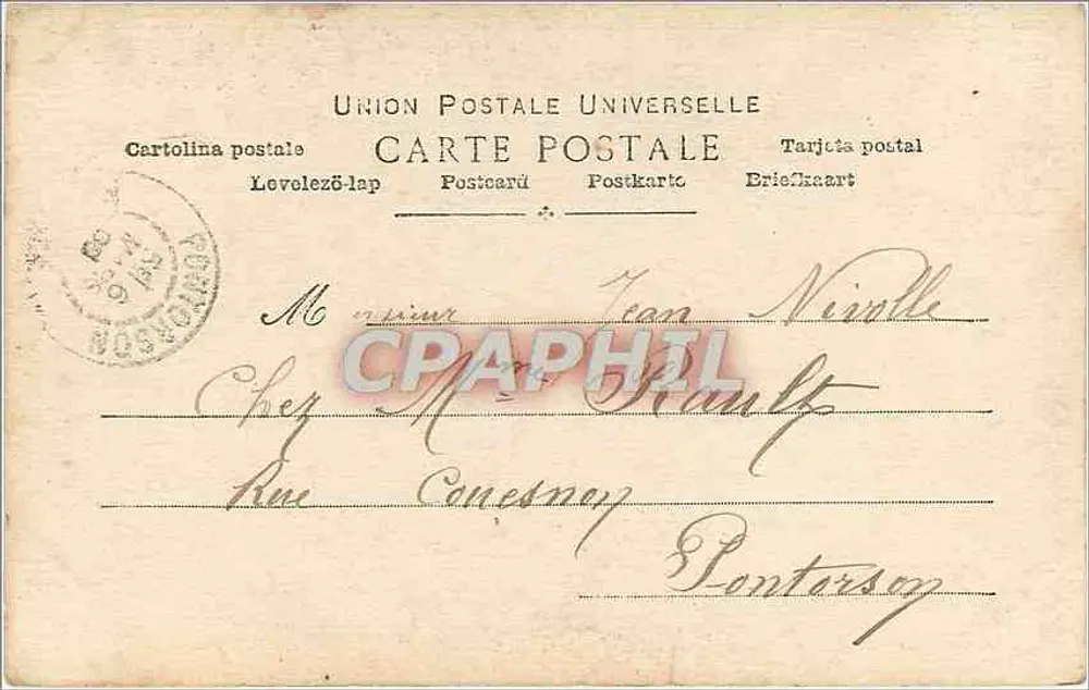 Fadas da Floresta — H. F. Editores, Paris — n° 803 - Verso