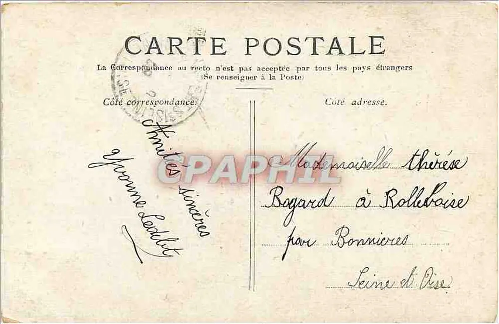 PARIS — Il Palazzo del Luxembourg — Editore non identificato - Verso