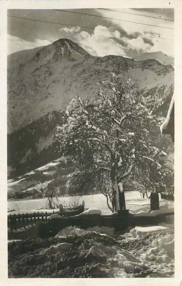 ल'अलमिले डू गॉट (हौट-सैवोइ) — शीतकालीन दृश्य — अज्ञात प्रकाशक, श्रृंखला संख्या अदृश्य - आगे