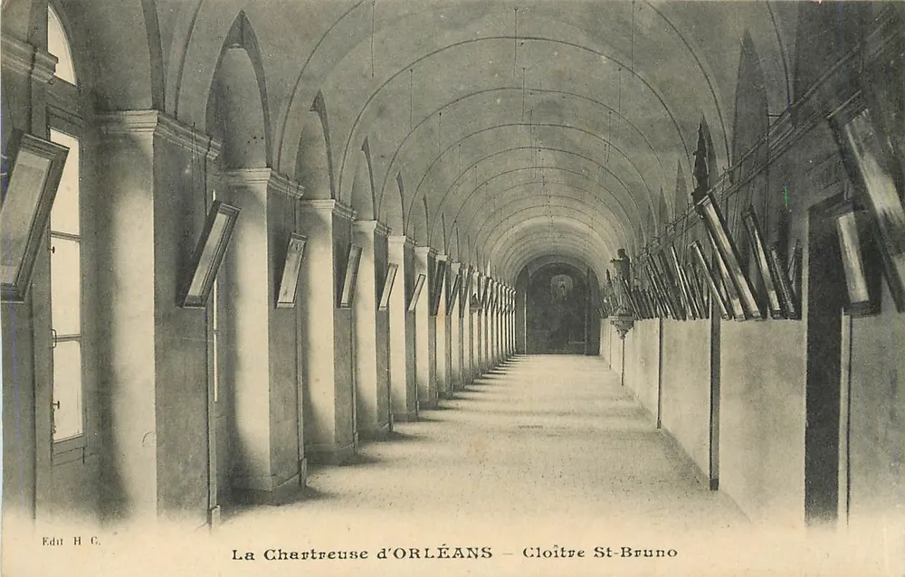 A Chartreuse de ORLÉANS — Cloître São Bruno — Edit H.G. - Frente