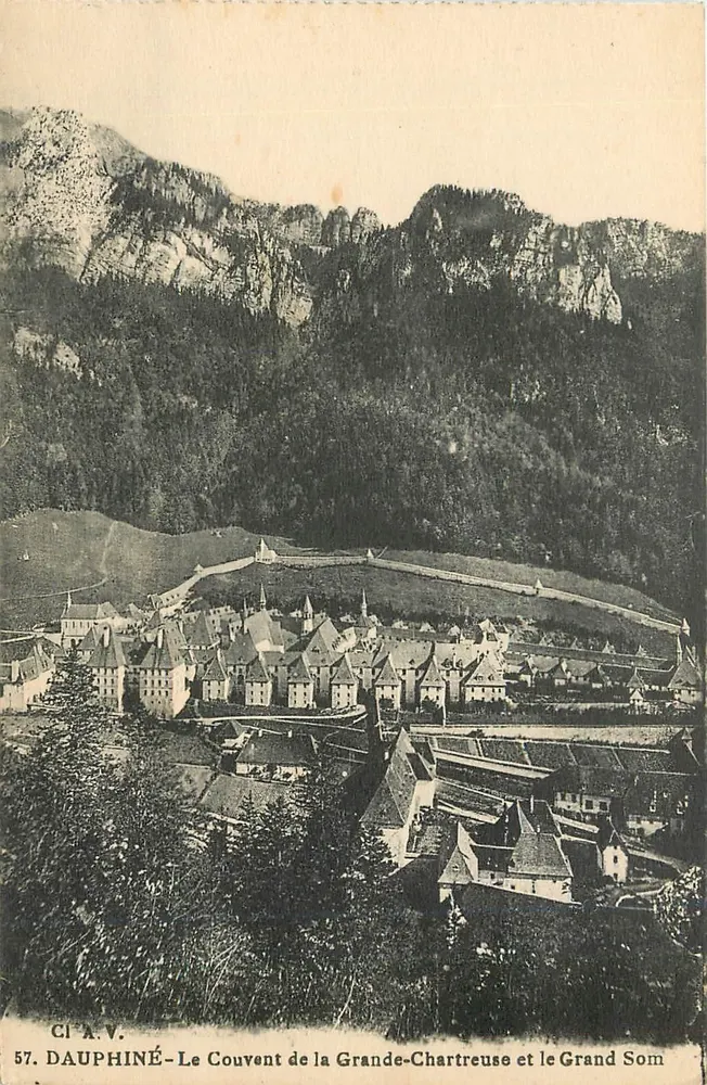 Dauphiné — Das Kloster Grande-Chartreuse und der Grand Som — CI.A.V. Nr. 57 - Vorderseite