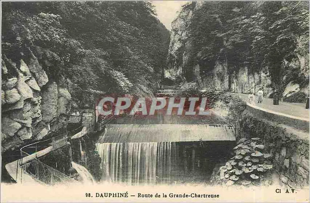 Dauphiné — Estrada da Grande-Chartreuse — CI A.V. - Frente