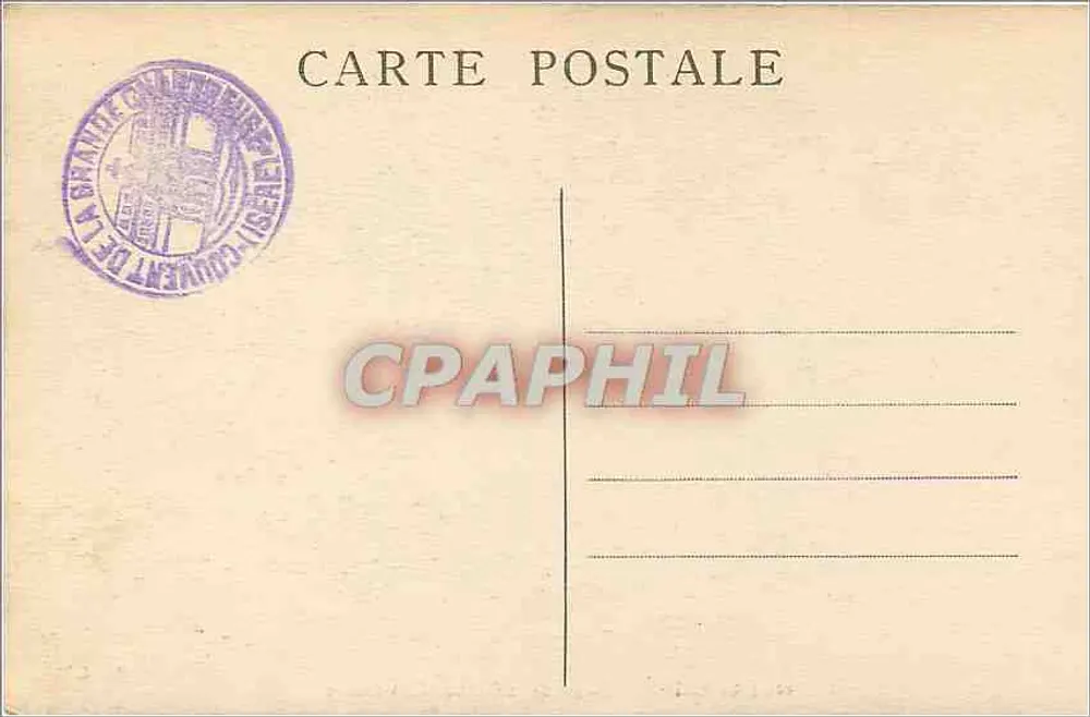 Dauphiné — Estrada da Grande-Chartreuse — CI A.V. - Verso