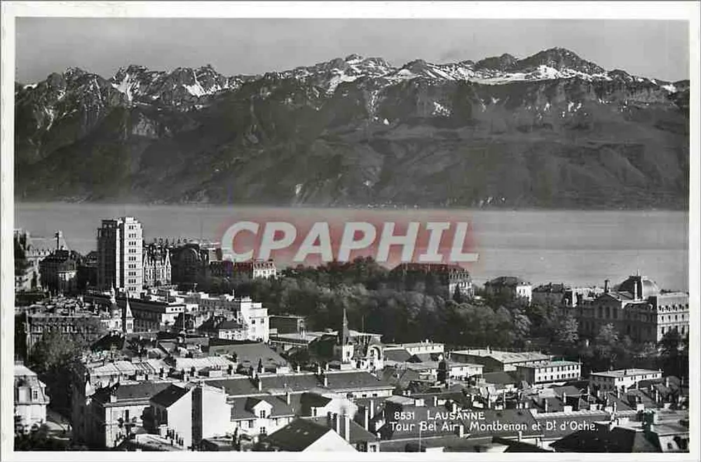 Lausanne, Montbénon und Dôme d'Ôche — Tour Bel Air — Édition Lausanne, n° 8531 - Vorderseite