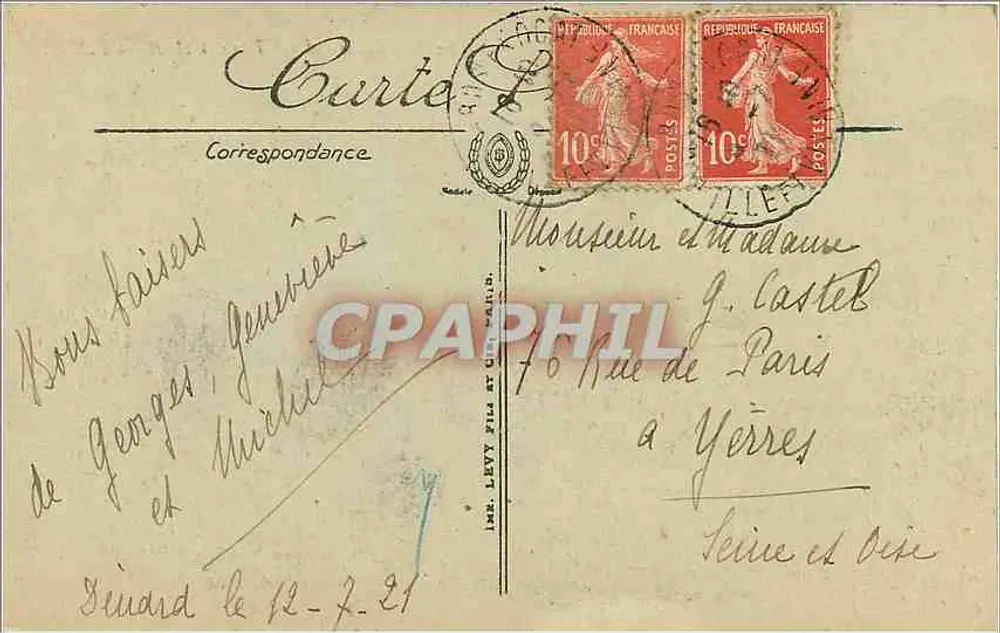 Dinard — Das Casino und das Hotel des Terrasses — LL. - Rückseite