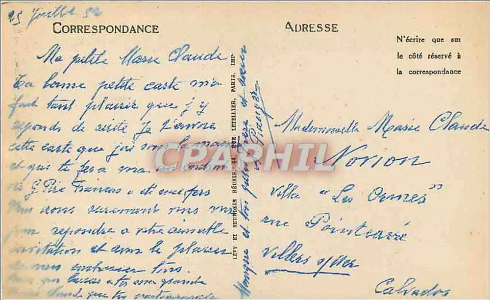 Pont-en-Royans — De Hangende Huizen — 1 L - Achterkant