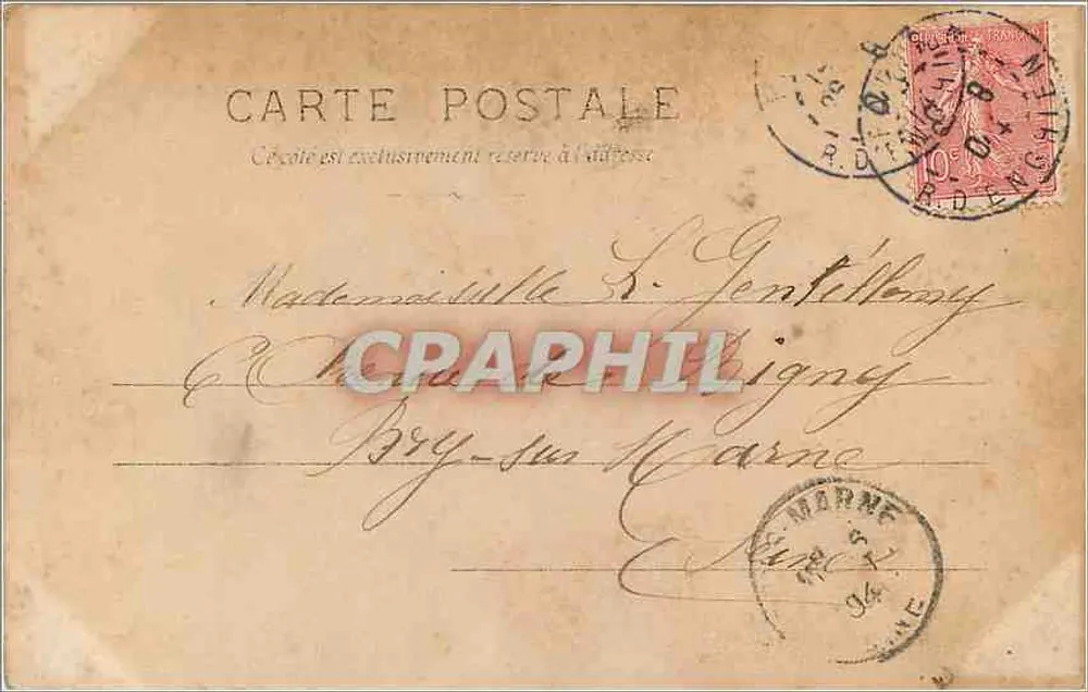 Mulher com parillon — Paris, 25 de agosto de 1904 — L'ÉPINGLE - Verso