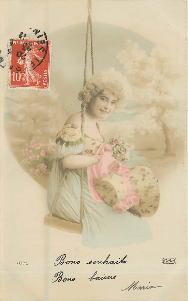 Mulher na gangorra — Boas vontades — Bichat, n° 7075 - Frente