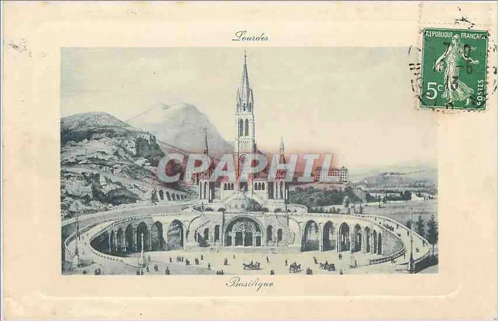 Lourdes — Basílica — Edição F. V. - Frente