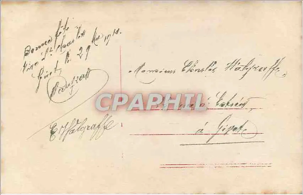 Jeune femme avec bouquet — décor floral et oiseaux — éditeur Réfrénoût, n° 258 - Verso