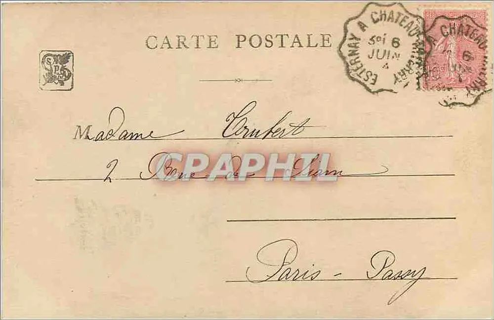 Salon 1904 - Jules Cayron - La Petite Merveille - Rückseite
