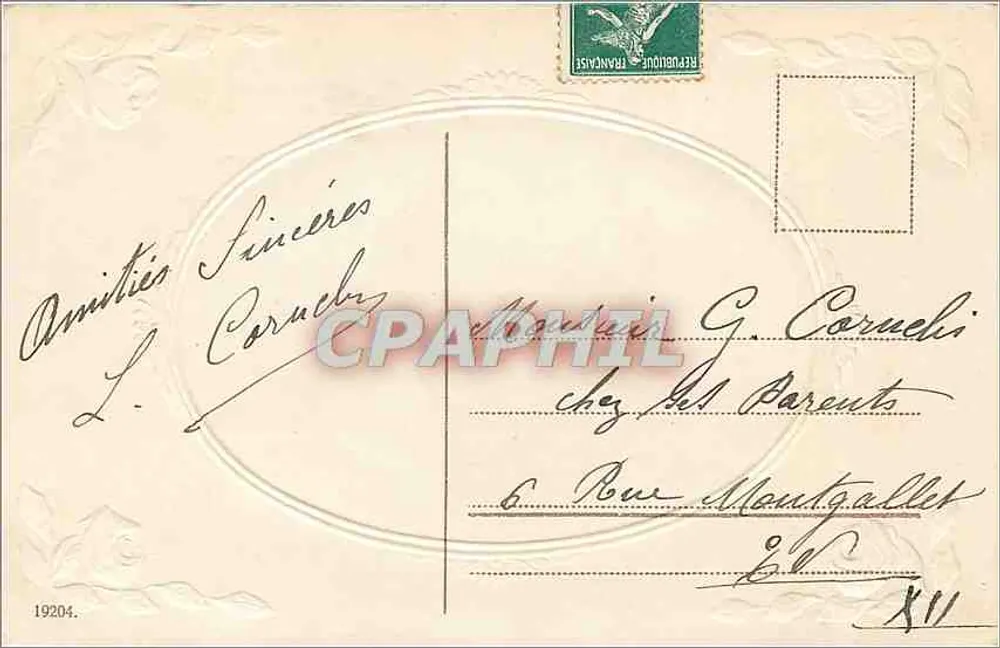 Os Angélois por Millet — reprodução de uma cena de campo — editor não visível - Verso