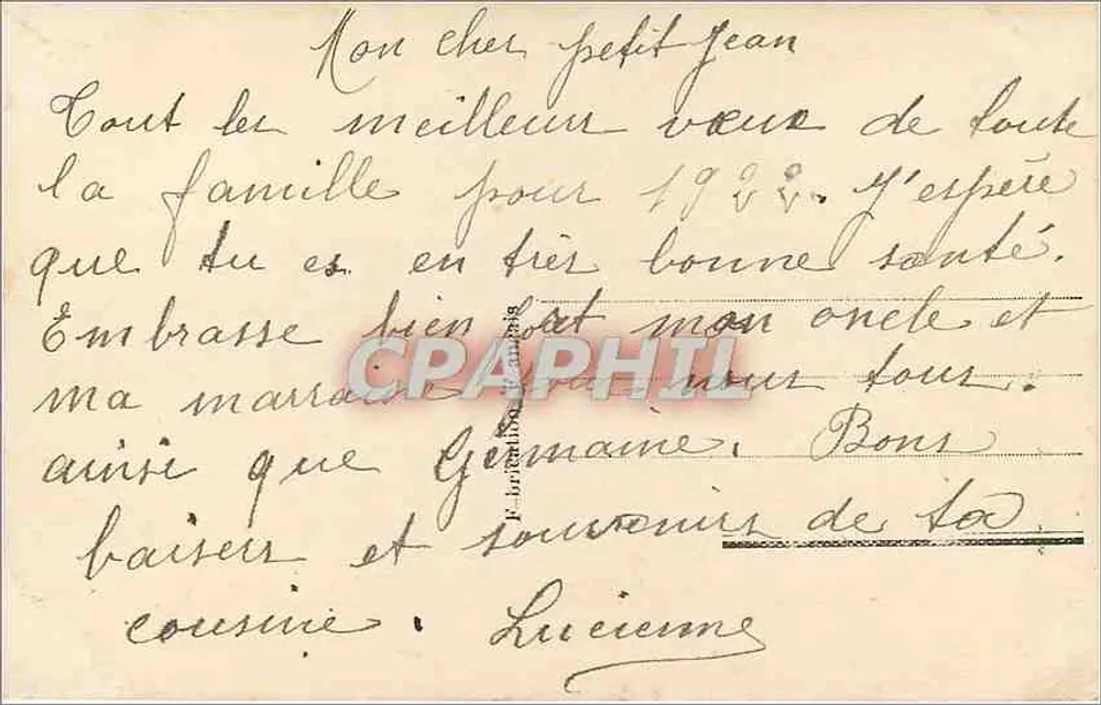 Mulher em vestido rosa perfumando flores — editor DSIEG Paris, n° 2193 - Verso