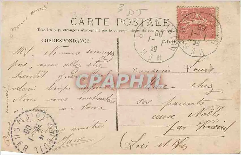 Eu trago sorte — jovem mulher com vestido florido segurando uma flor — J.K. editor - Verso