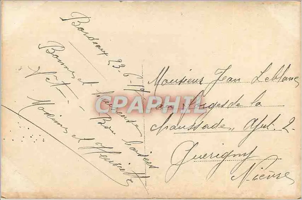 प्रेमी जोड़ा — अच्छा त्योहार — फुरिया, संख्या 1861/4 - पीछे