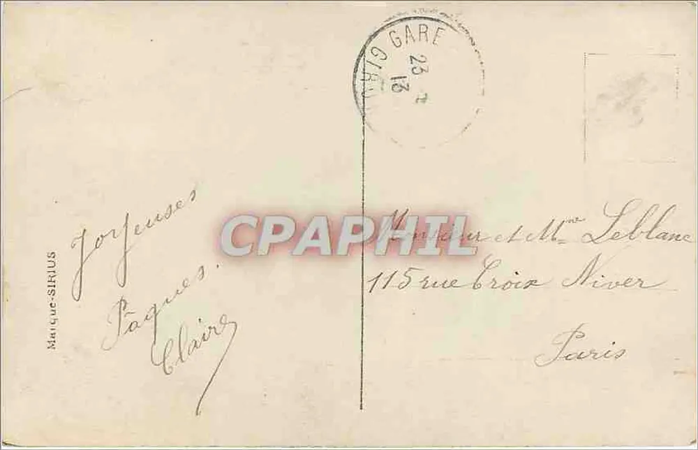 Mulher segurando ovos de Páscoa — SIRIUS, n° 701 - Verso