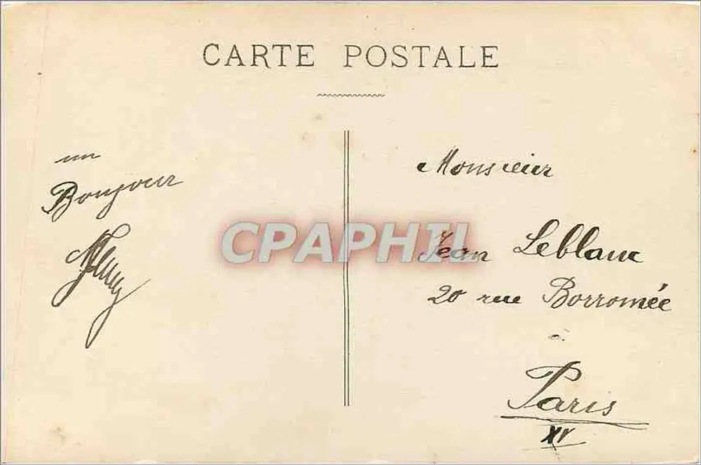 Meisje met bloemenvoorwerp — Sazerac, Pyreneeën — Sazerac, Circe, n°4197 - Achterkant