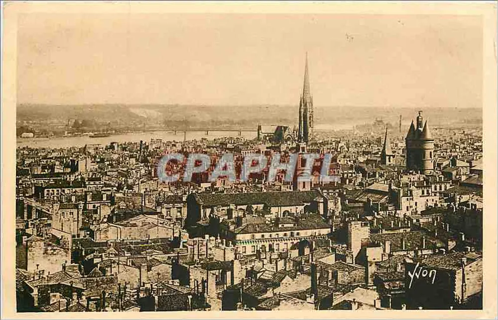 Bordeaux (Gironde) — Vista geral — Edições de Arte Yvon, Paris - Frente