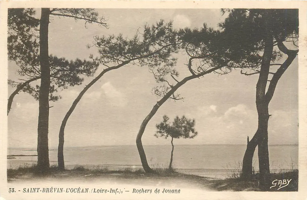 Rochers de Jouane — Saint-Brévin-l'Océan (Loire-Inf.) — Gaby - Recto
