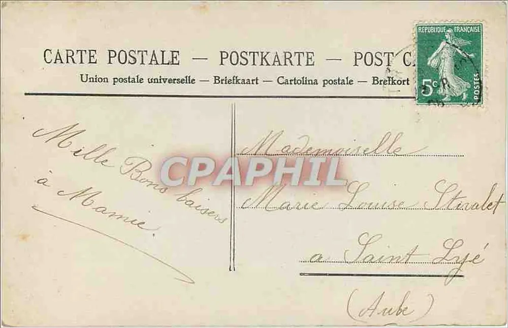 Menina segurando um cesto de flores — Sinal de Afeto — editor Jacow, n°423 - Verso