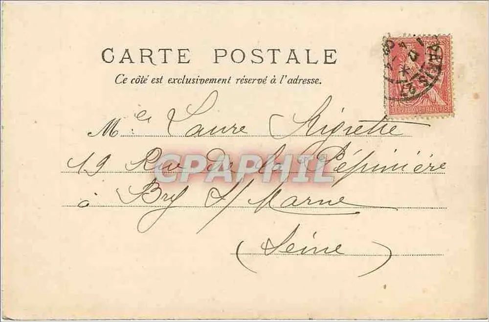 Boulogne-sur-Mer — Vue générale du Portel — V.P. No 1274 - Verso