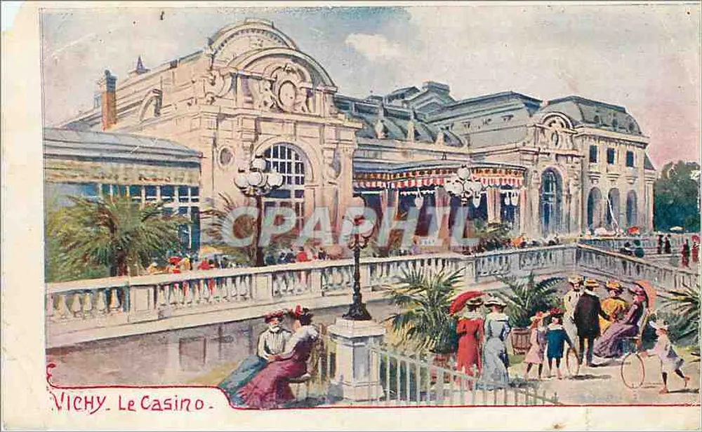 Vichy - Bagni di seconda classe — editore non identificato, numero di serie non visibile - Verso