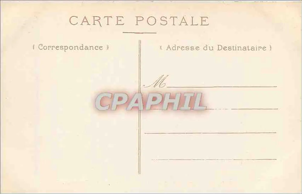 Wald von Fontainebleau — La Mare aux Pigeons (Franchard) — Edit. V.F. n°117 - Rückseite