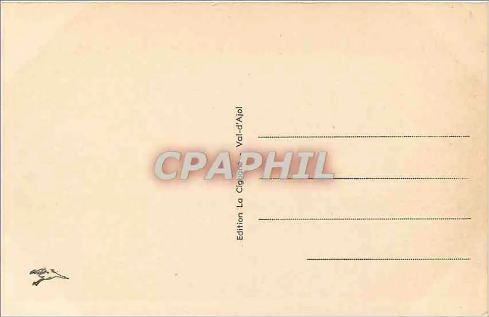 Belfort — Vista geral — Edição La Cigogne, Val-d'Ajol, n° 15797 - Verso